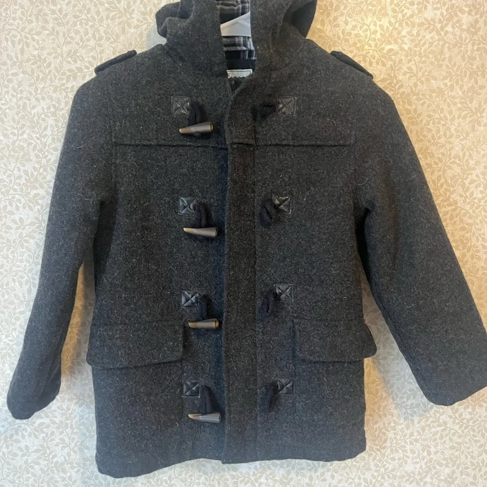 Kids Wool Coat - Picture 2 of 8